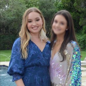 Authentic Feathered Earrings about 6 in long